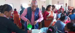 नेपाल डेरी एसााेसिएसनकाे माेहि अभियान पोखरामा पुग्यो”